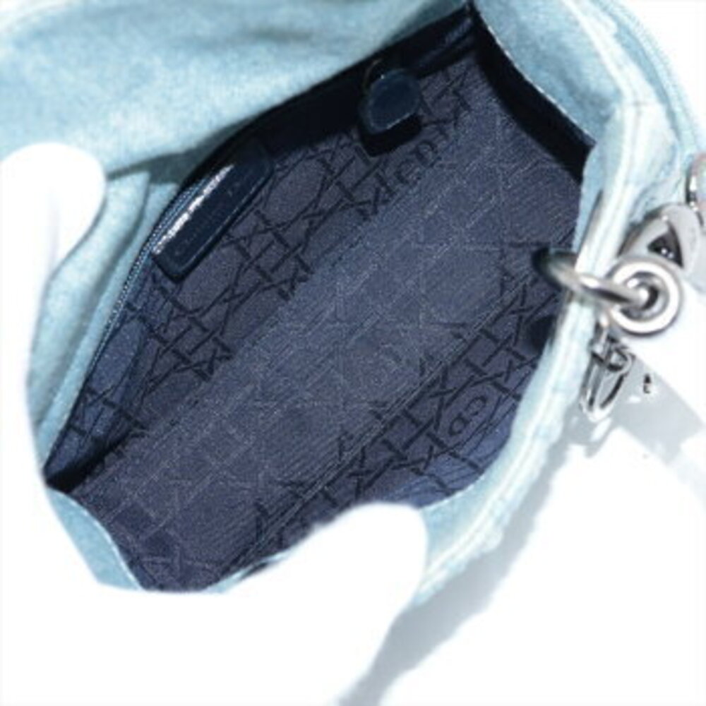 Dior crossbody Christian shoulder denim handbag Lady bag - Picture 8 of 12